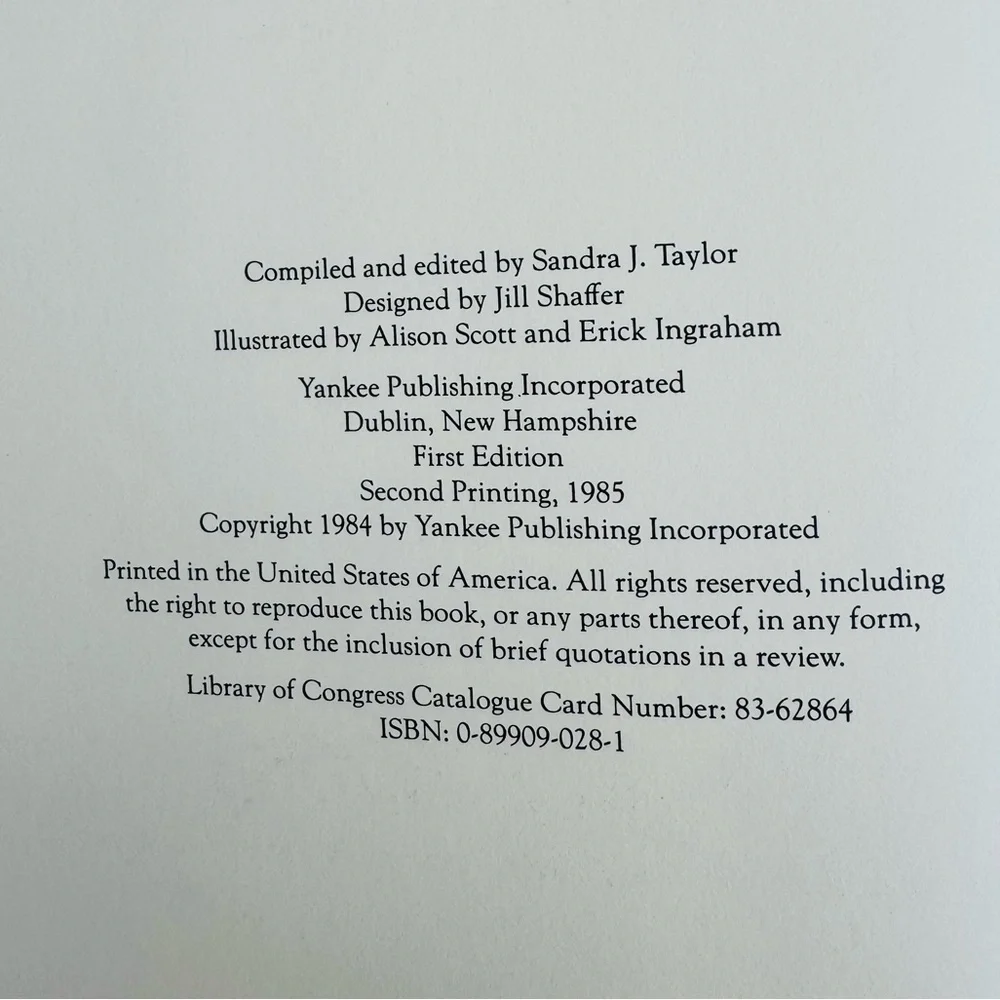 Vintage Best Recipes From New England Inns Cookbook First Edition 2nd Printing